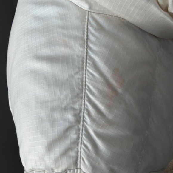 J CREW Ivory Cream Lightweight Down Puffer Winter Jacket Coat XS - Picture 13 of 15